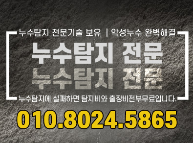 금곡동누수탐지